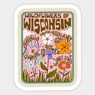 Wisconsin Wildflowers Sticker